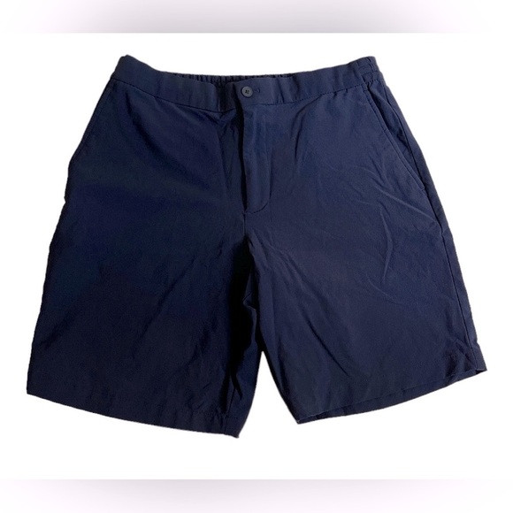 Men’s BANANA REPUBLIC 9” Navy Blue Golf Shorts Size 32 - Picture 1 of 4